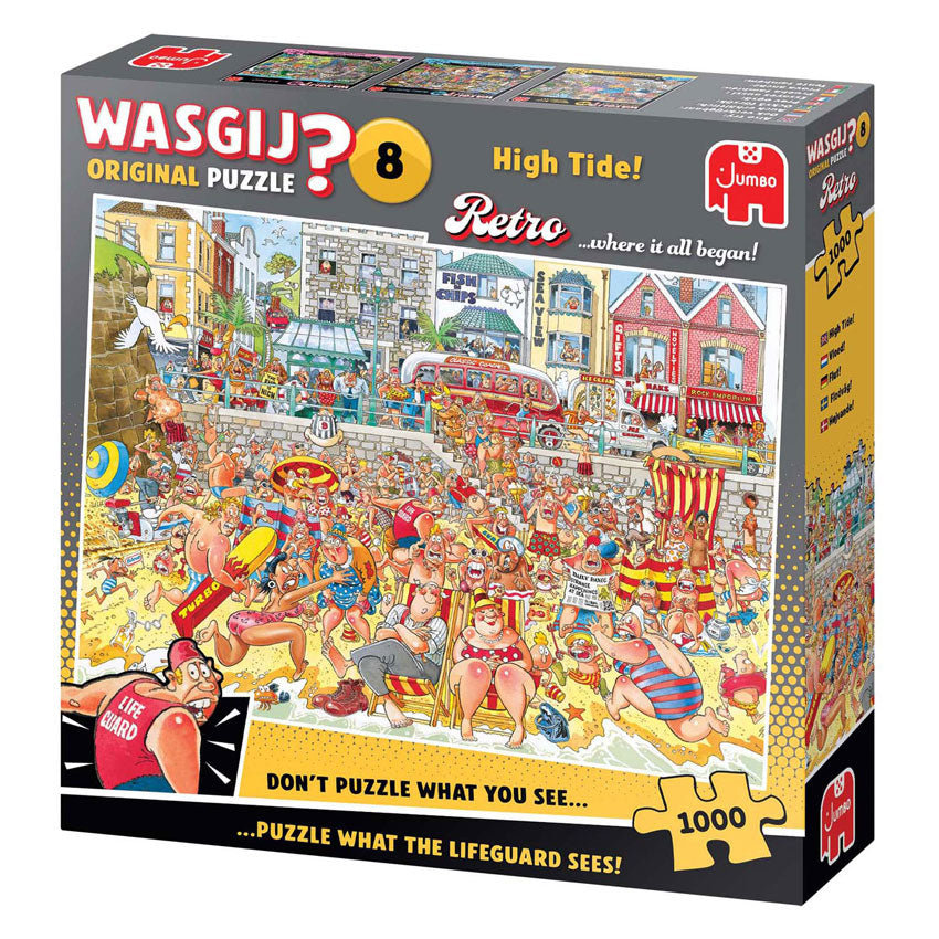 Jumbo wasgij retro original 8 legpuzzel - vloed!, 1000st.