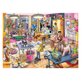 Wasgij Mystery 23 Jigsaw Puzzle - Games Night, 1000 Pieces