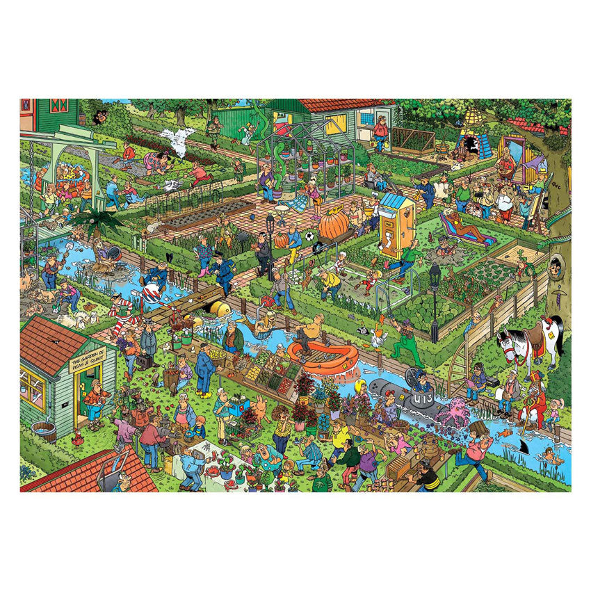 Jumbo Jan van Haasteren jigsaw puzzle - allotments, 1000 pcs.