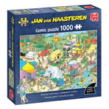 Jumbo puzzle jvh: kempování v lese