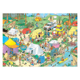 Jumbo puzzle jvh: kempování v lese