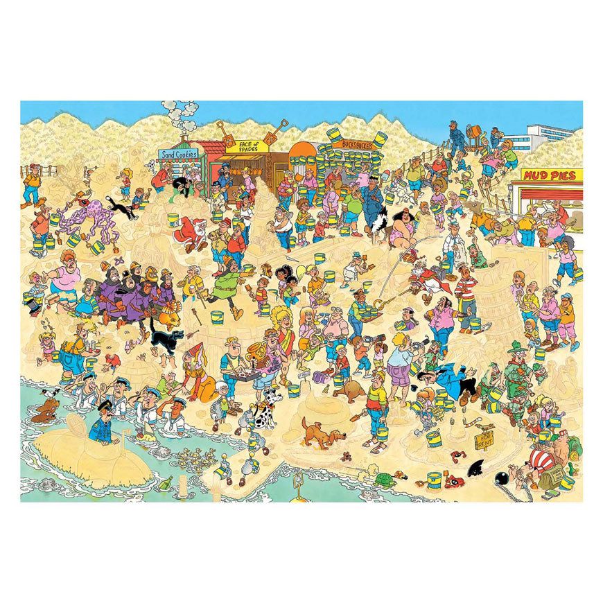 Jan van haasteren legpuzzel - zandsculpturen, 1000st.