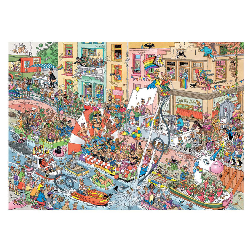 Jumbo jan van haasteren legpuzzel - celebrate pride, 1000st.