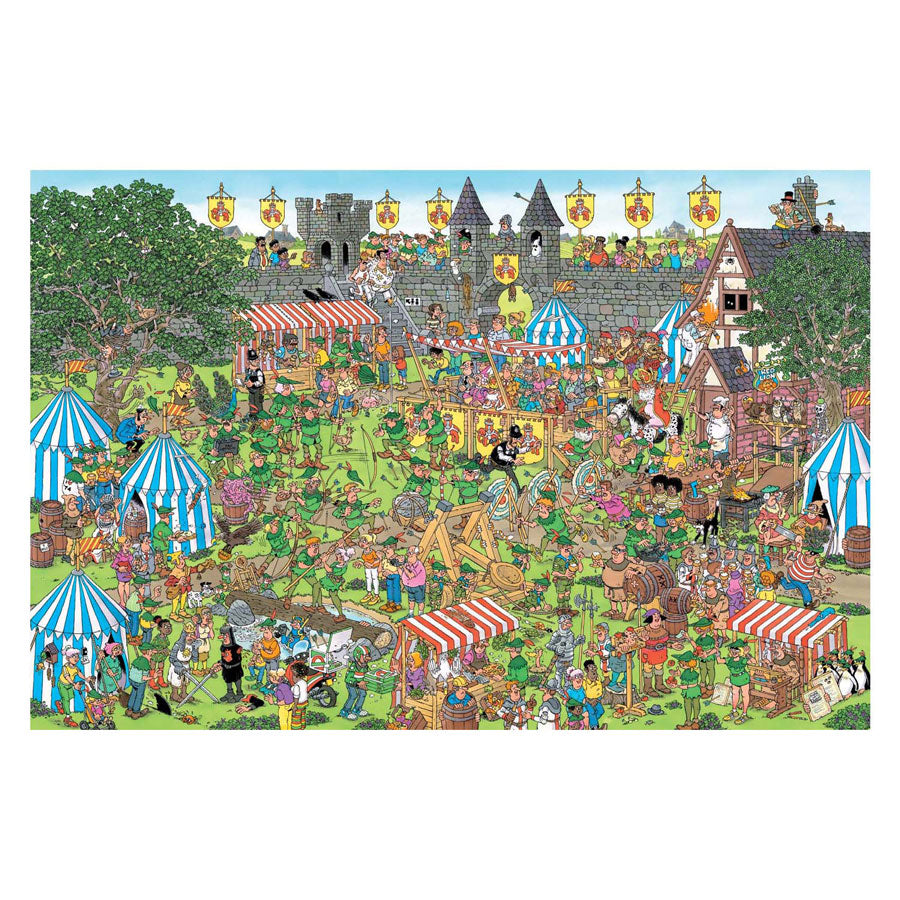 Jumbo jan van haasteren legpuzzel - robin hood festival, 1500st.