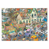 Jumbo jan van haasteren jigsaw puzzle - 2in1 safari storm, 2x1000st.