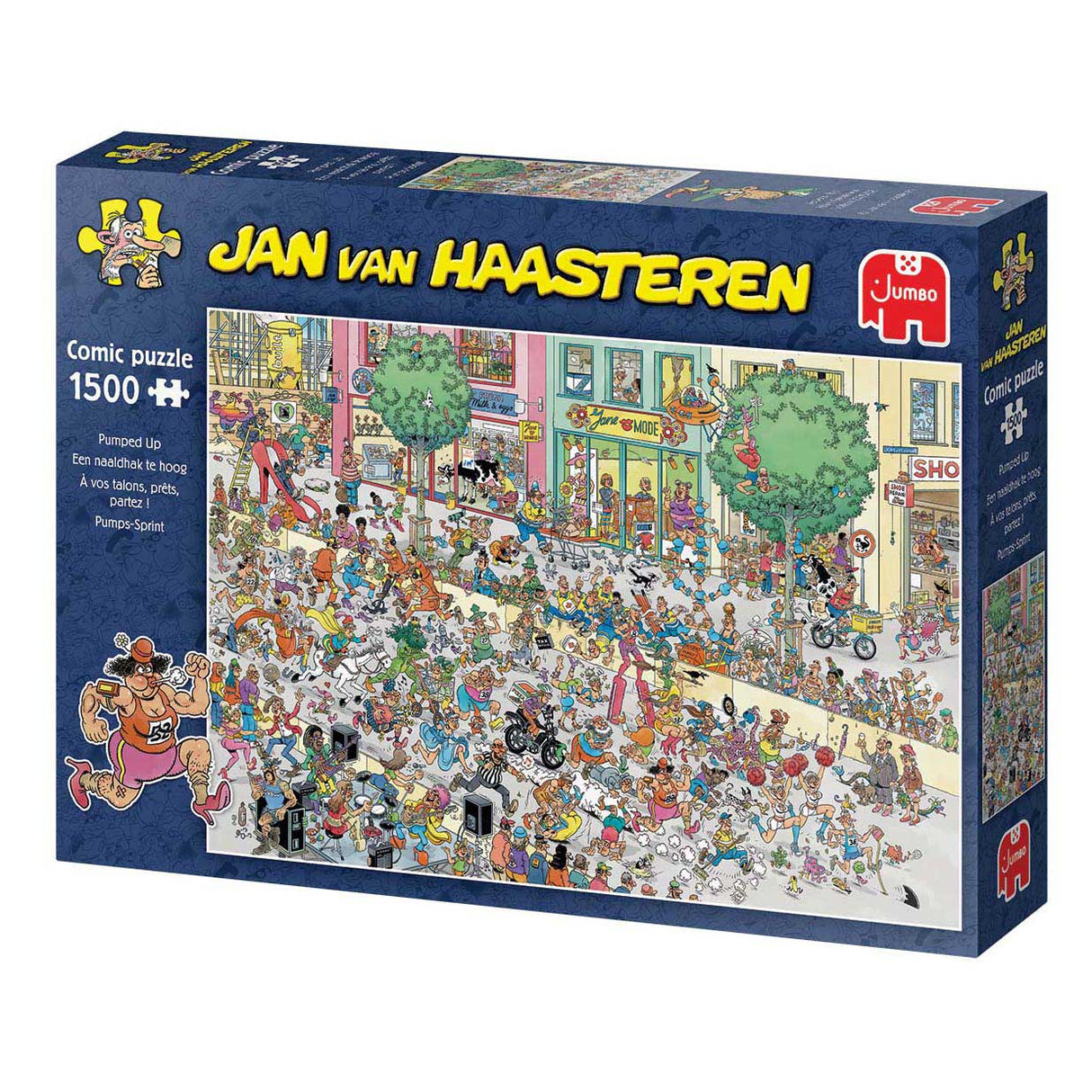 Jan van Haasteren puzzle a stiletto heel too high (1500)