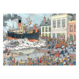 Rompecabezas de Jan van Haasteren - Llegada de Sinterklaas - 1000 piezas.