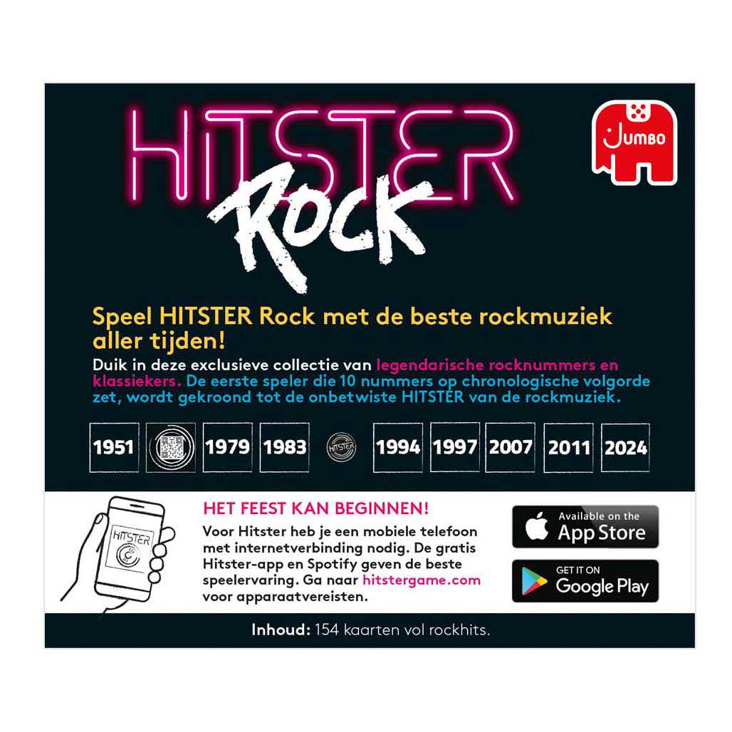 Jumbo spel hitster rock uitbreiding