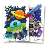 Jumbo galt - water magic space - 6 herbruikbare afbeeldingen
