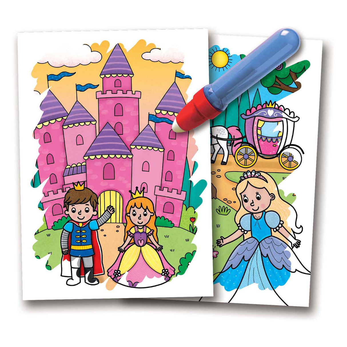 Jumbo galt - water magic fairytales - 6 kleurplaten