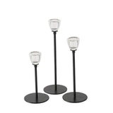 Boltze home kandelaar zwart 3-delig ø7cm