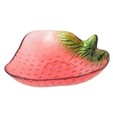 Boltze tigela caseira de vidro morango