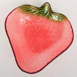 Boltze tigela caseira de vidro morango
