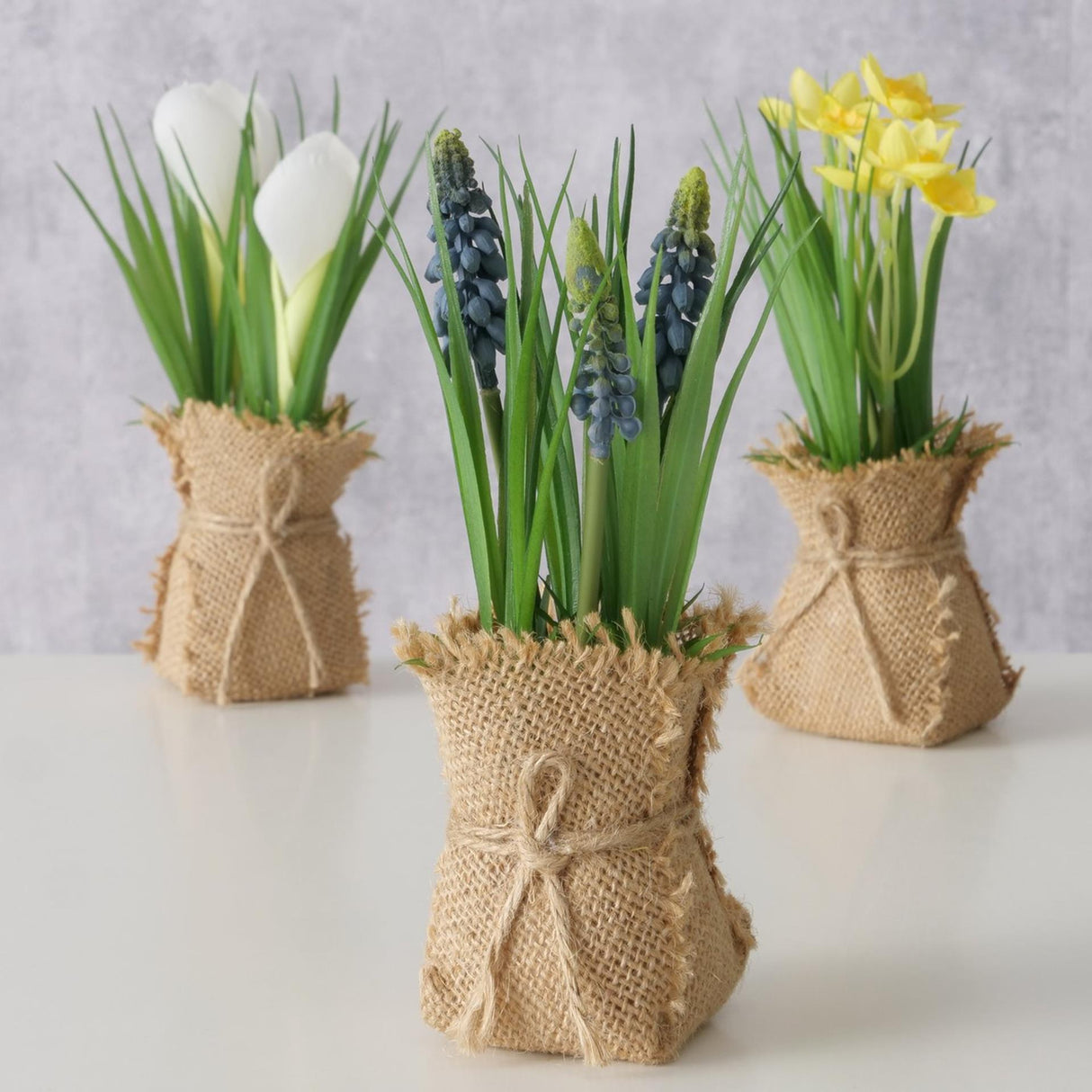 Boltze home kunstplant voorjaar h19cm