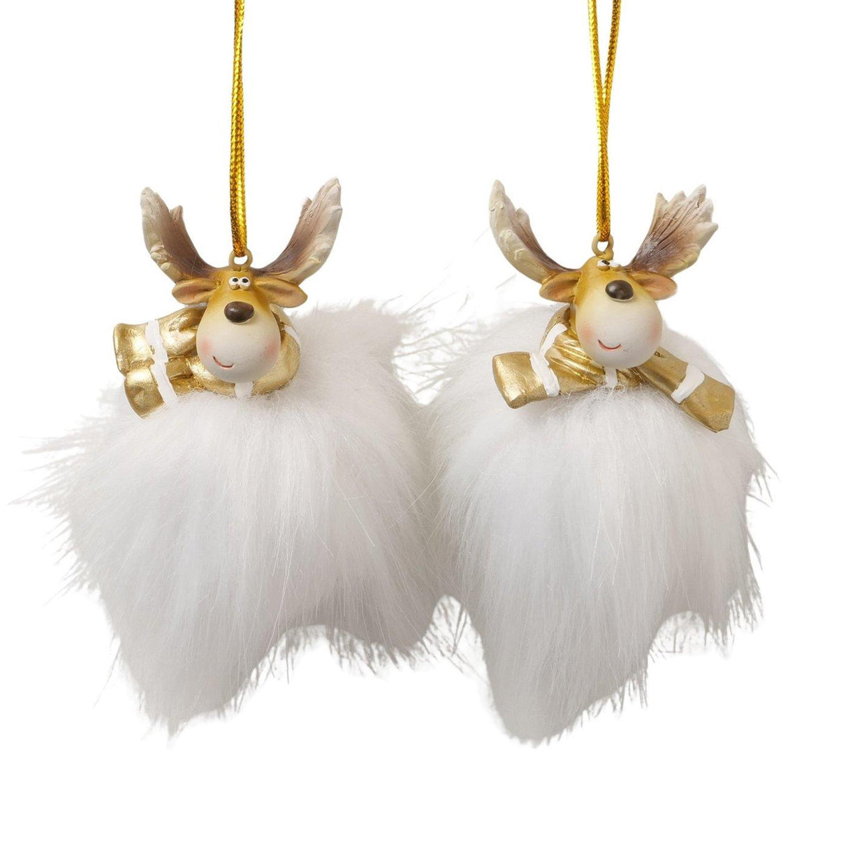 Boltze home kersthanger hert 5,5x5x7cm