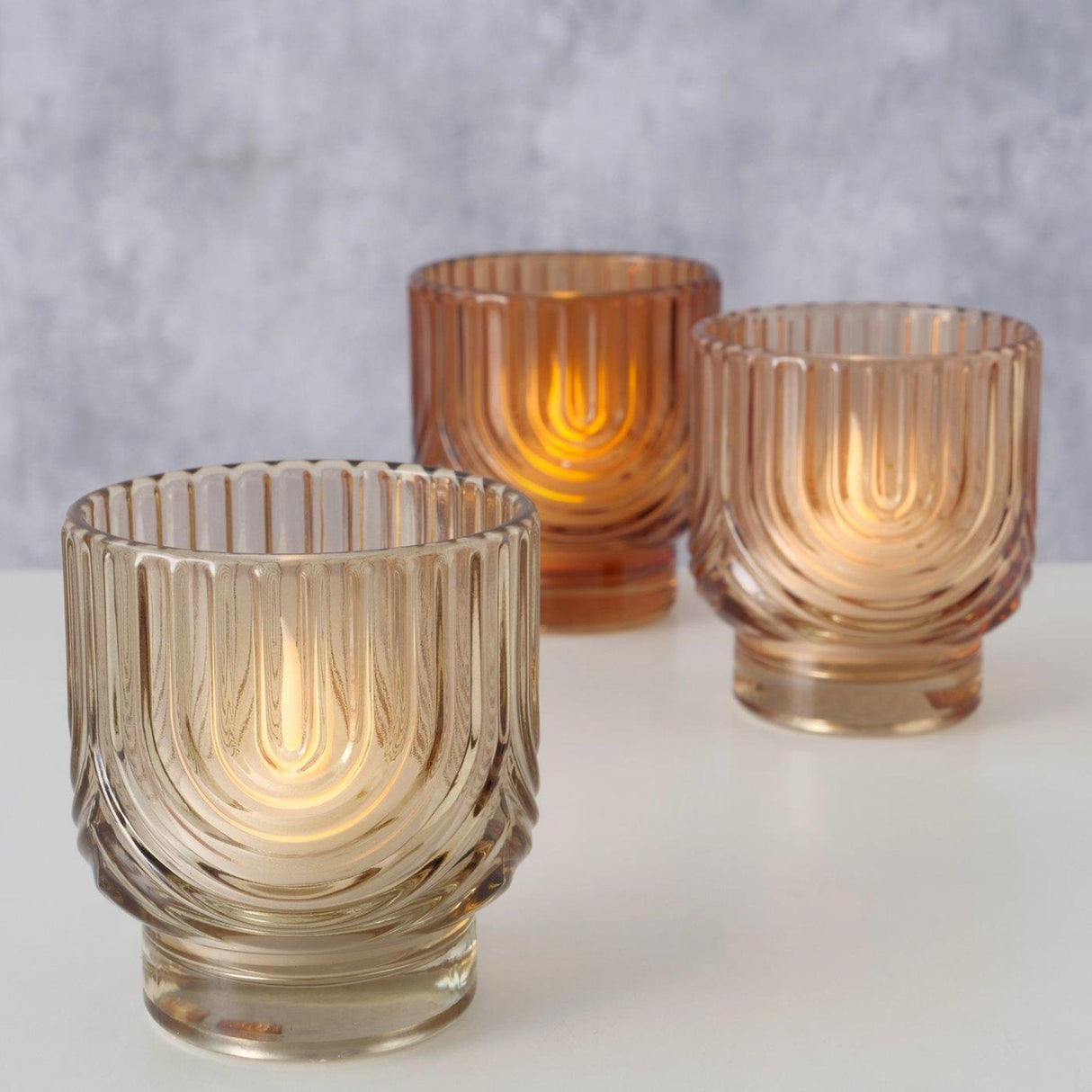 Boltze home windlicht glas ø7xh8cm