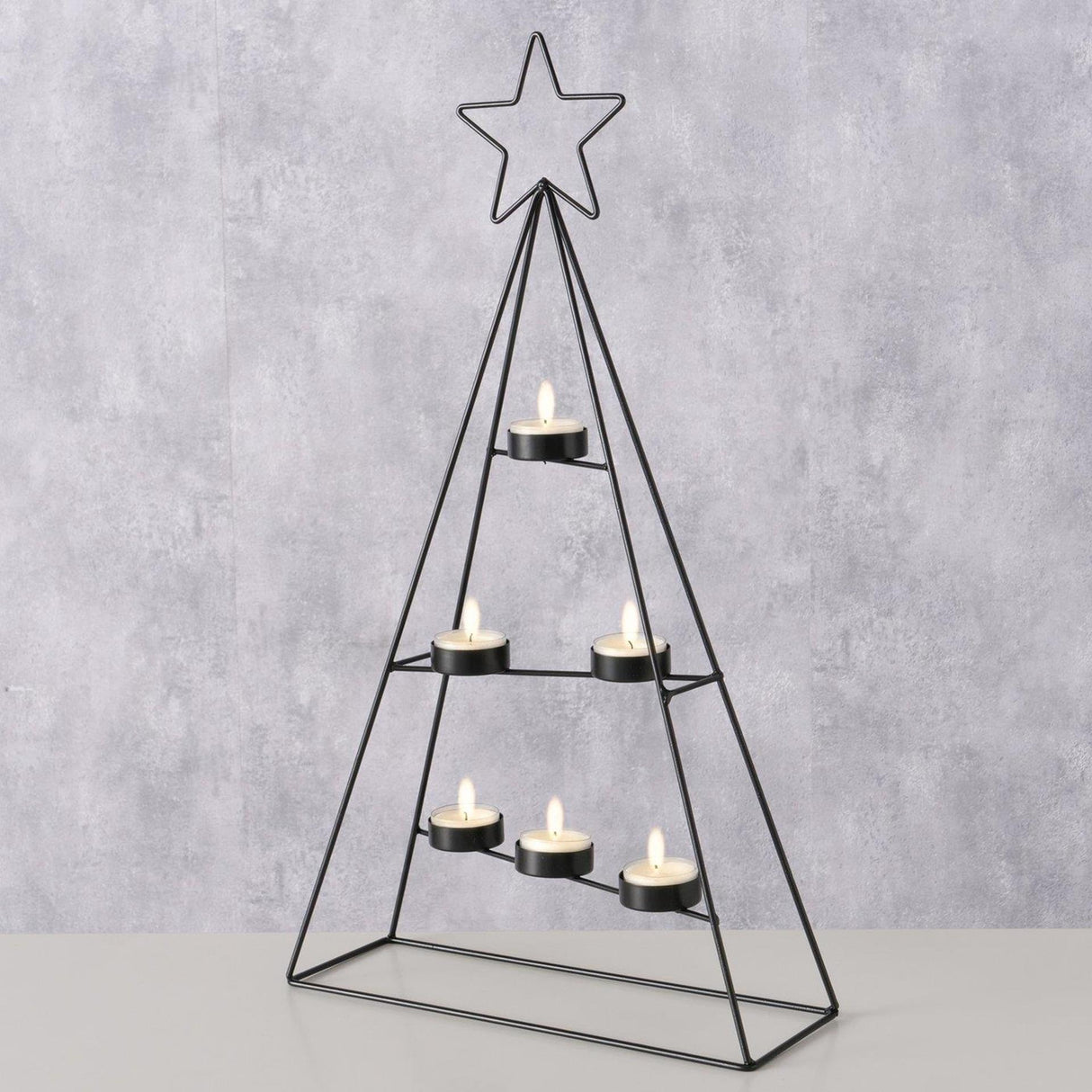 Boltze home theelichthouder kerstboom