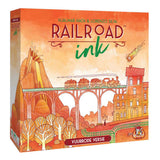 White goblin games railroad ink - fire red version tärningsspel