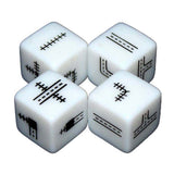 White goblin games railroad ink - vuurrode versie dobbelspel