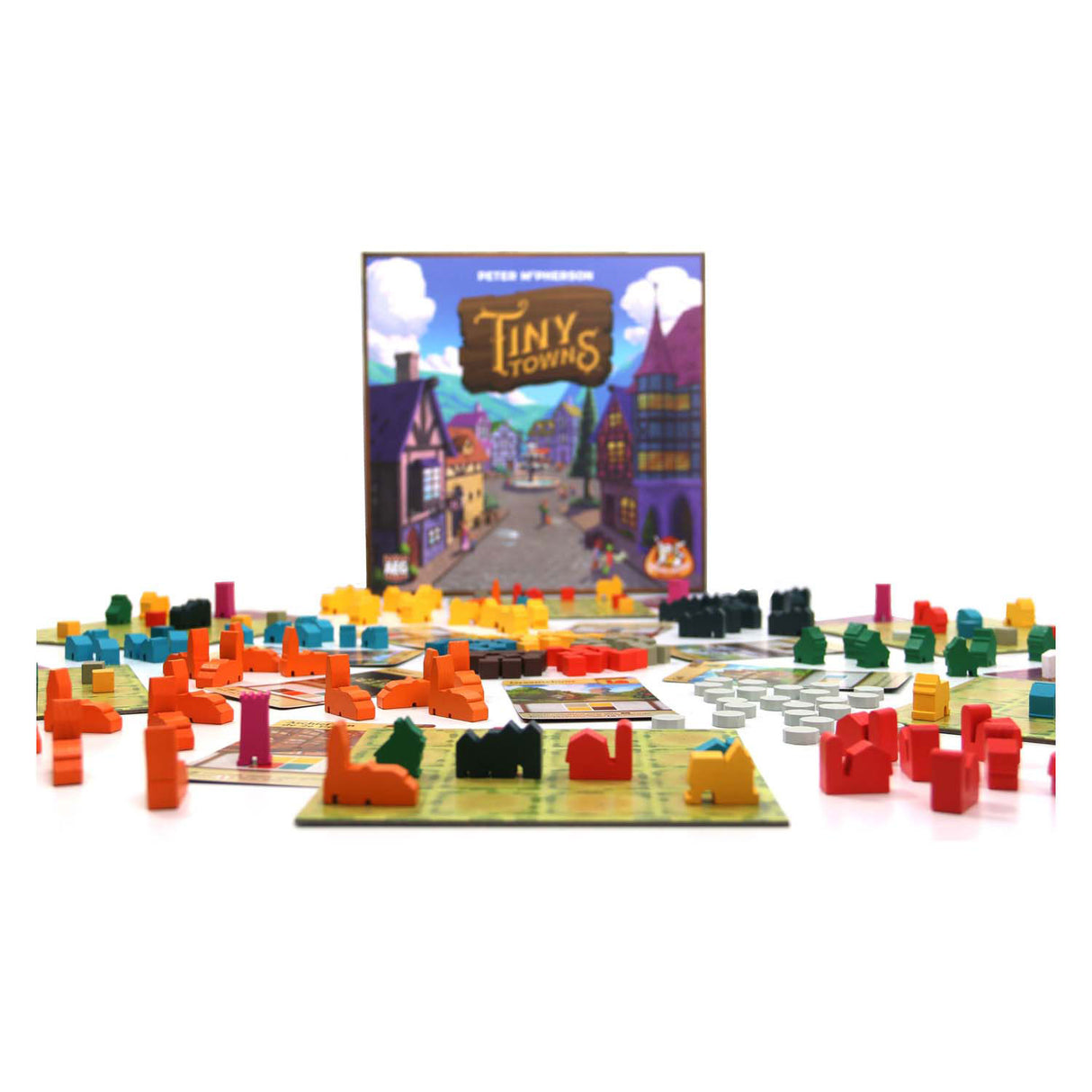 Valkoinen peikko pelit Tiny Towns -lautapeli