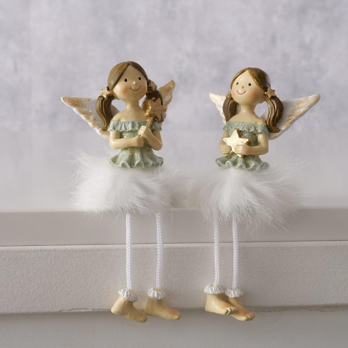 Boltze home engel met bungelbeentjes