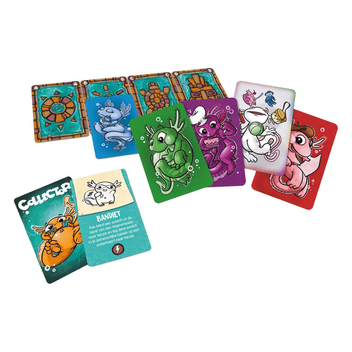 White goblin-spill samler mye