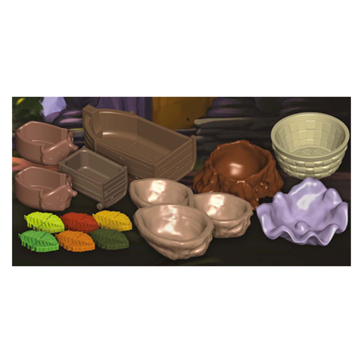 White goblin games everdell luxe grondstofbakjes