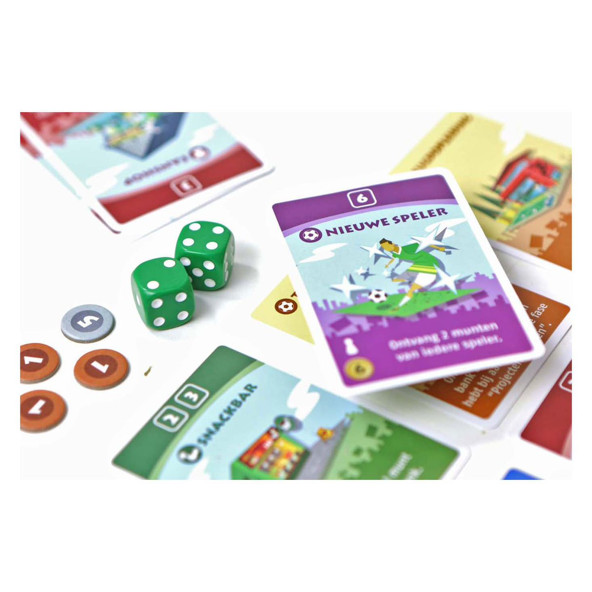 White goblin games machi koro voetbal