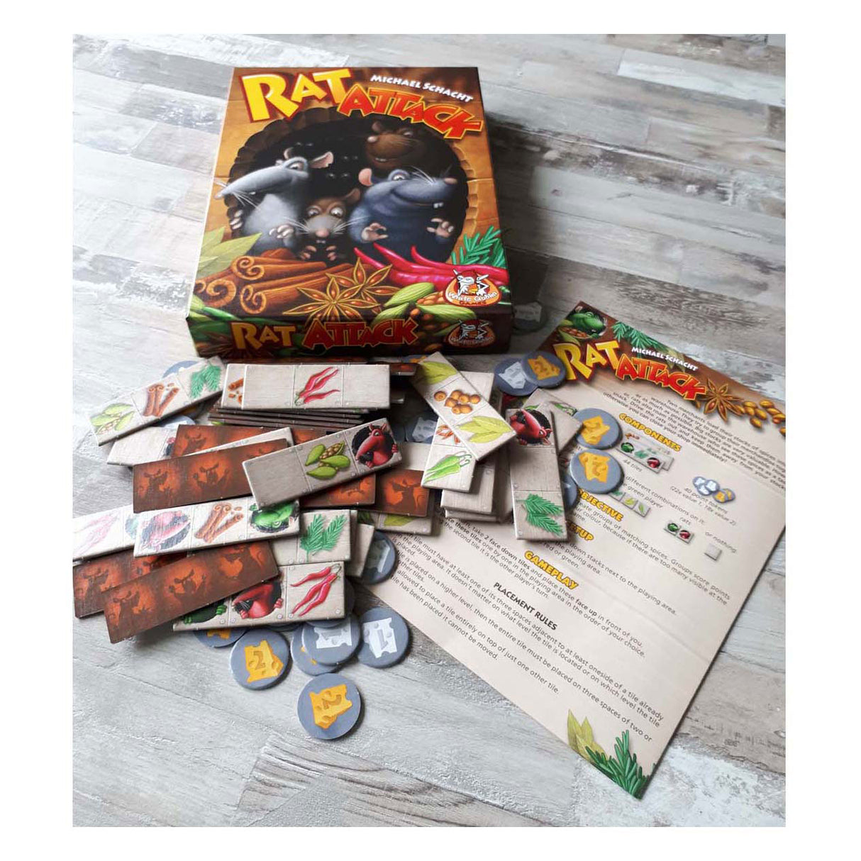 White goblin games rat attack - bordspel