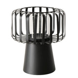 Boltze home windlicht zwart 18x18x21cm