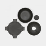 Brabantia Zalot Container 1,3l donkel gro