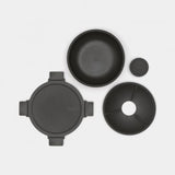 Brabantia Insalata Pranzo MASSA PRENDARE 1,3L Grigio scuro