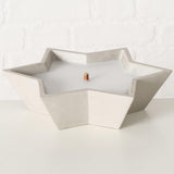 Boltze home kaarsenpot ster ø14xh5cm