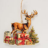 Boltze home kersthanger hert 14,5x15cm
