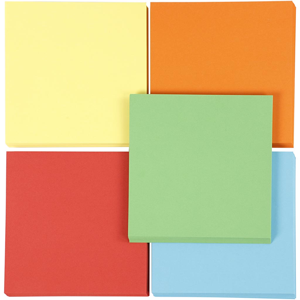 Creativ company origamipapier, afm 15x15 cm, 80 gr, 5x80 vel 1 doos