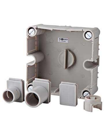 Caja de conexiones Abl caja de cables vacía gris
