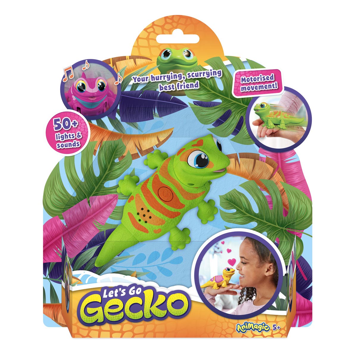 Goliath games animagic robot gecko - green