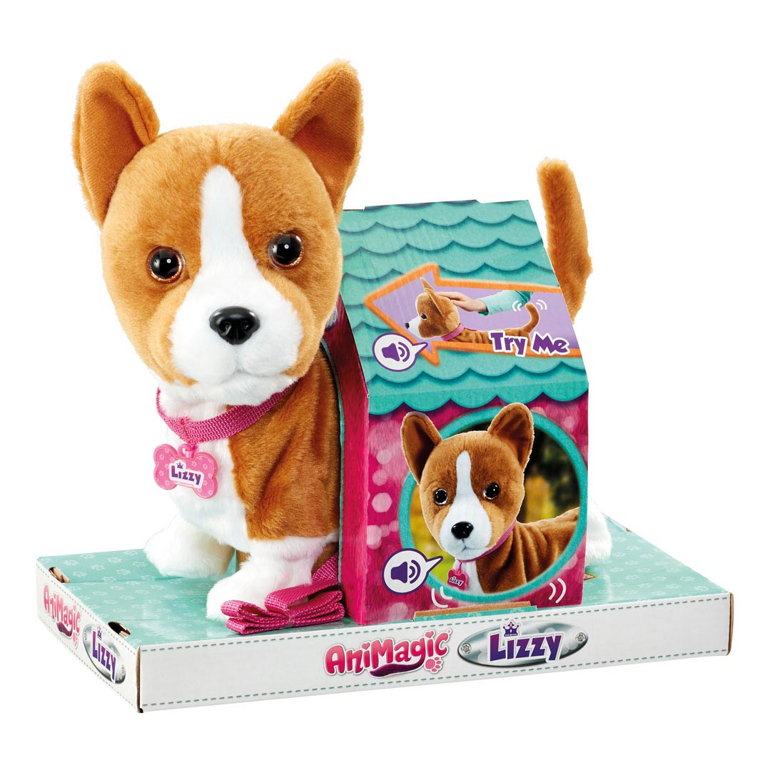 Goliath Games Animagic Lizzy Corgi Hond Interactive hug