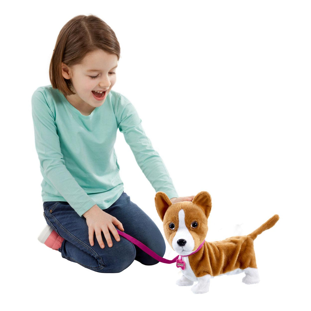 Goliath Games Animagic Lizzy Corgi Hond Interactive hug