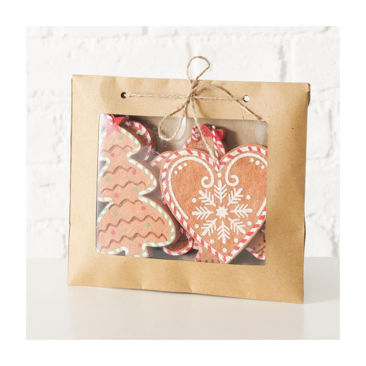 Boltze home kersthanger peperkoekmannetje set a 4