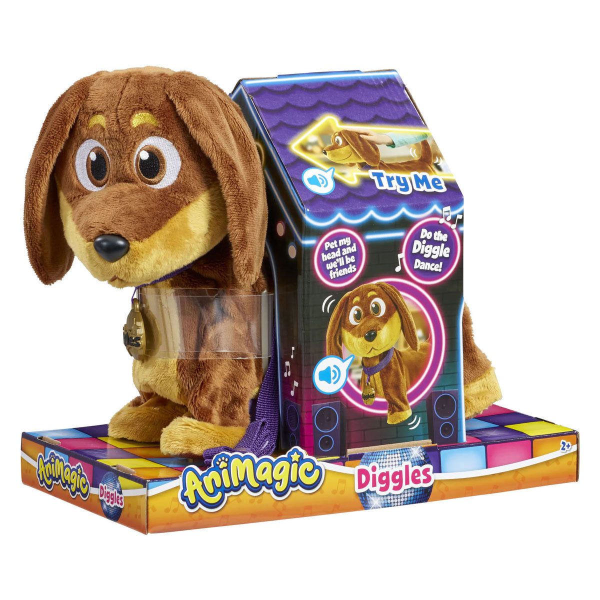Goliath Games Animagic Diggles the Dog Interactive Plush