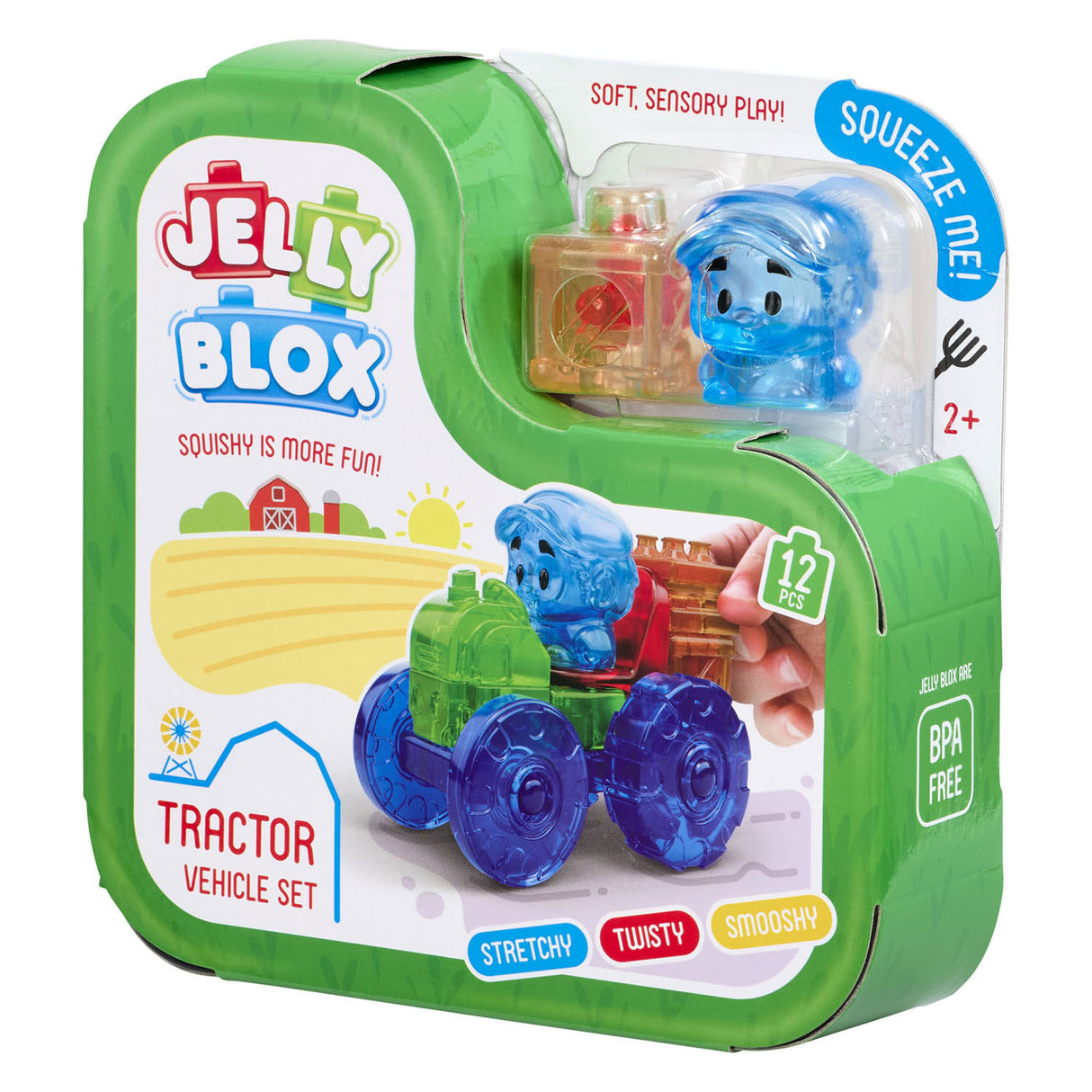 Jelly Blox traktor farmář | 2 ks