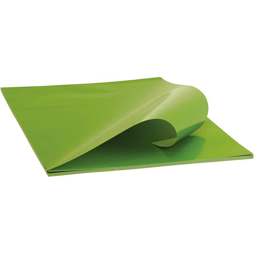 Creativ company glanspapier, vel 32x48 cm, 80 gr, lichtgroen, 25 vel 1 doos