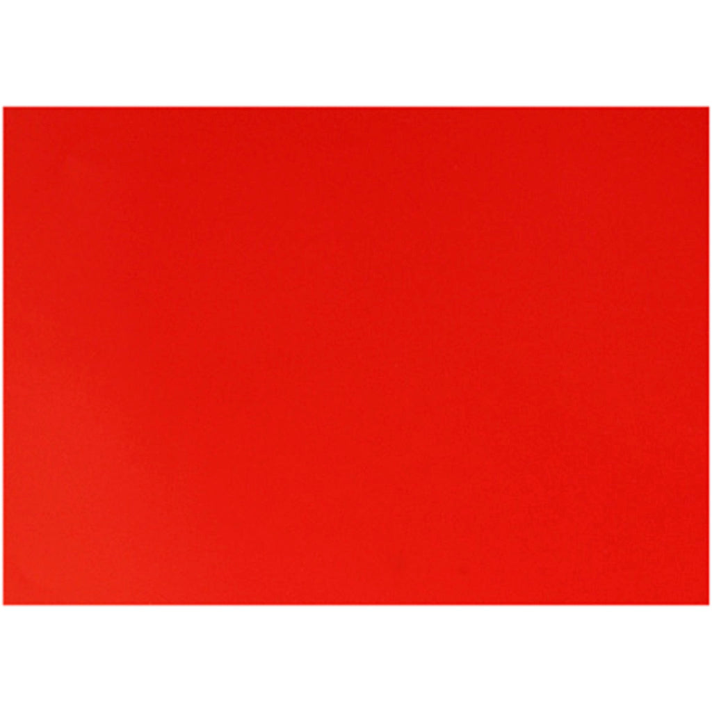Creativ company glanspapier, vel 32x48 cm, 80 gr, rood, 25 vel 1 doos