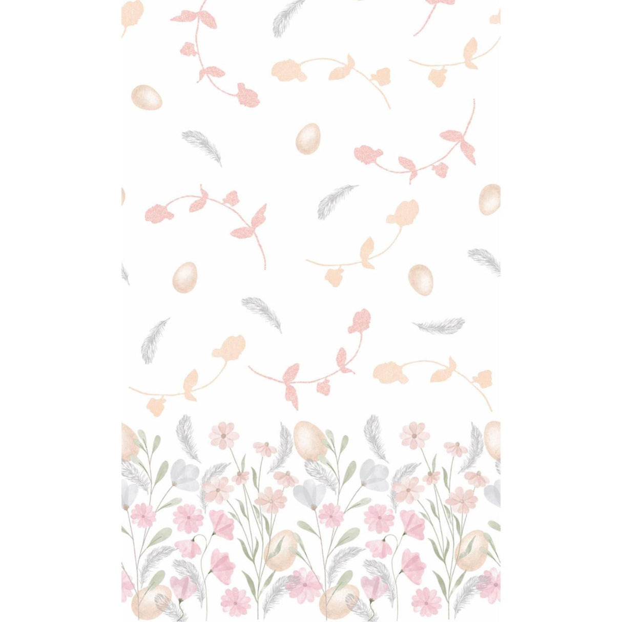 Duni tafellaken soft easter 138x220cm