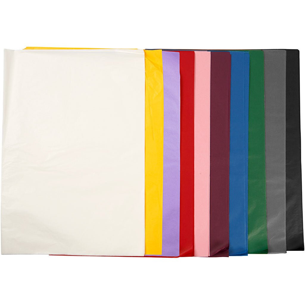 Creativ company tissue paper, sheet 50x70 cm, 17 gr, 10x25 sheets 1 box