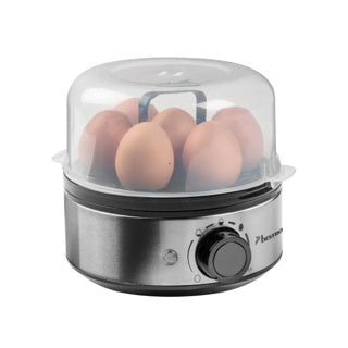 Bestron Egg Cuisineur en acier inoxydable noir