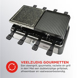 Bourgini Gourmet Raclette Stone Grill 8p