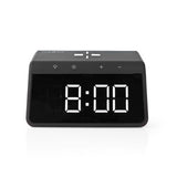 Nedis alarm clock with wireless charger