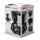 Tefal includeo coffee maker black 1.25l